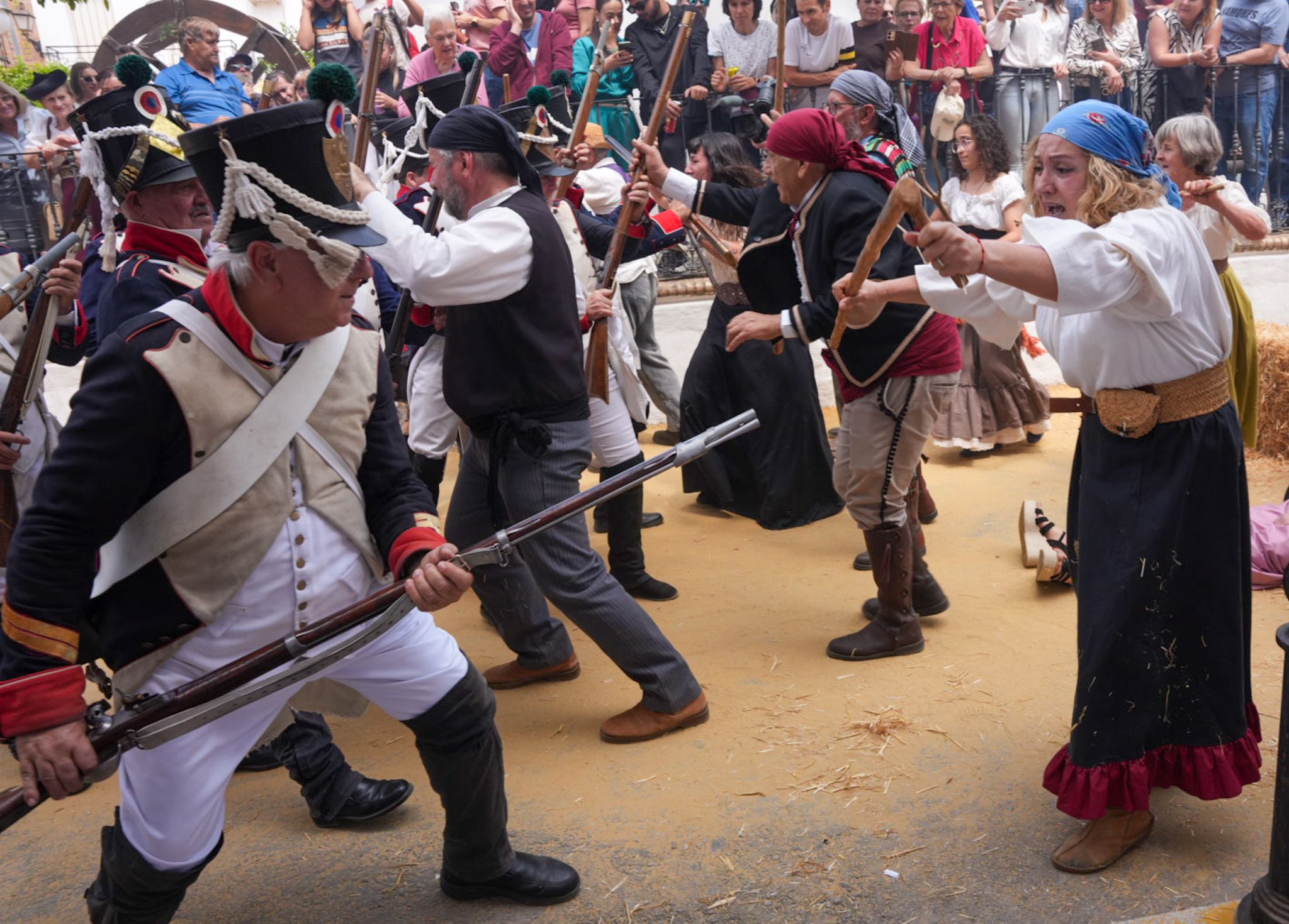 Recreación histórica en Algodonales contra el intento de invasión napoléonica de 1810