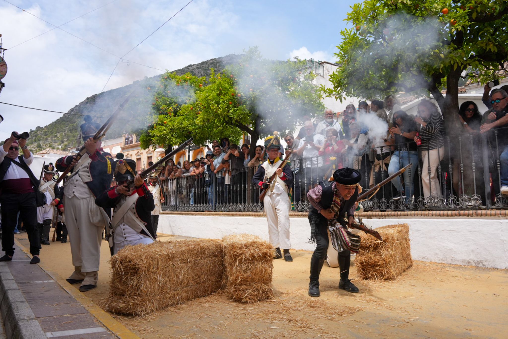 Recreación histórica en Algodonales contra el intento de invasión napoléonica de 1810