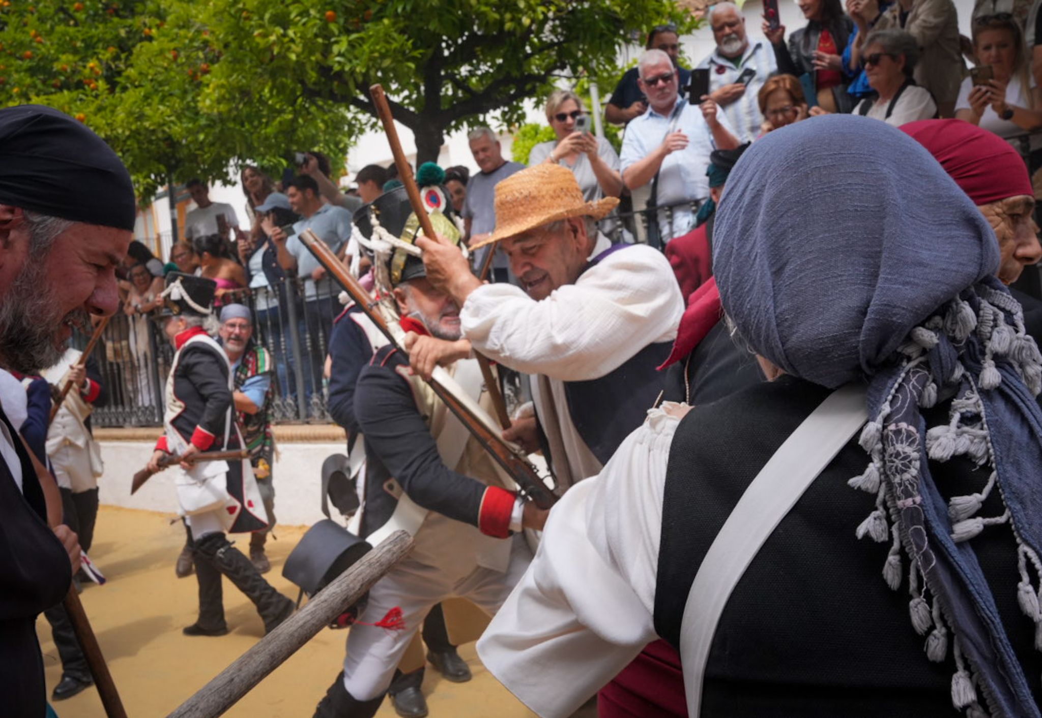 Recreación histórica en Algodonales contra el intento de invasión napoléonica de 1810