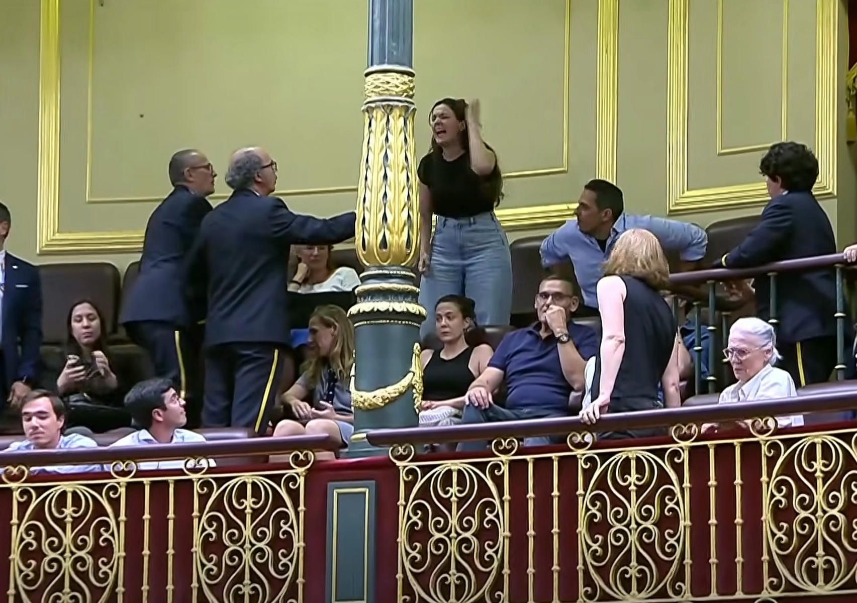 La jerezana expulsada del Congreso.