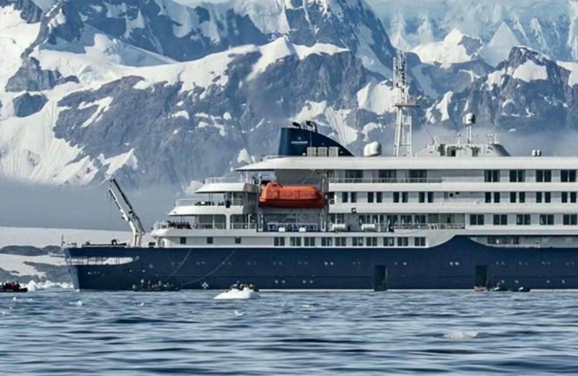 El crucero MV Hondius, donde hubo un brote de hantavirus.