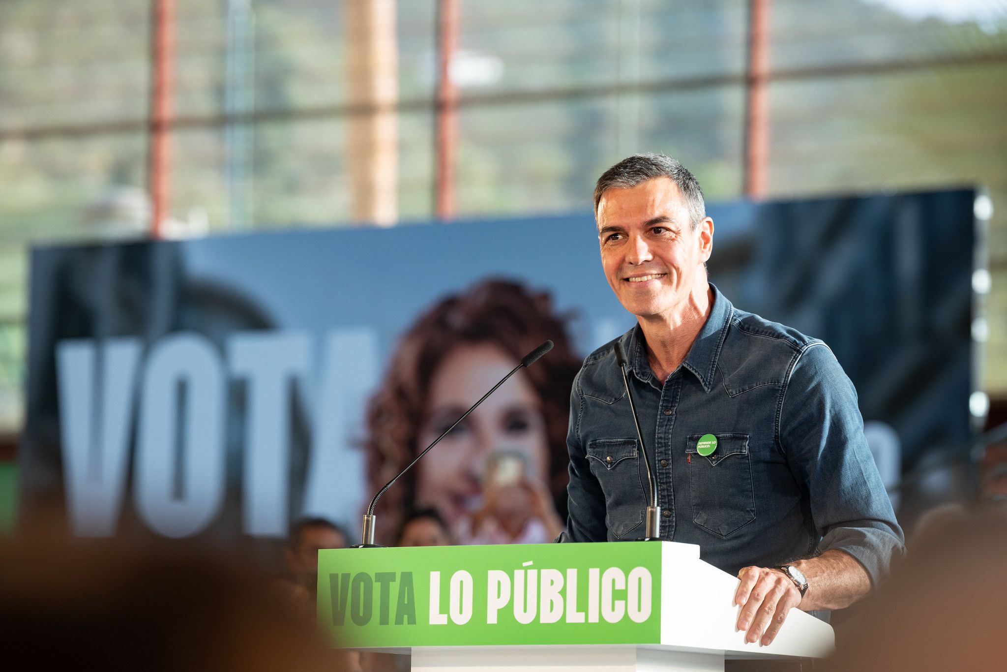 Pedro Sánchez en un acto reciente. 