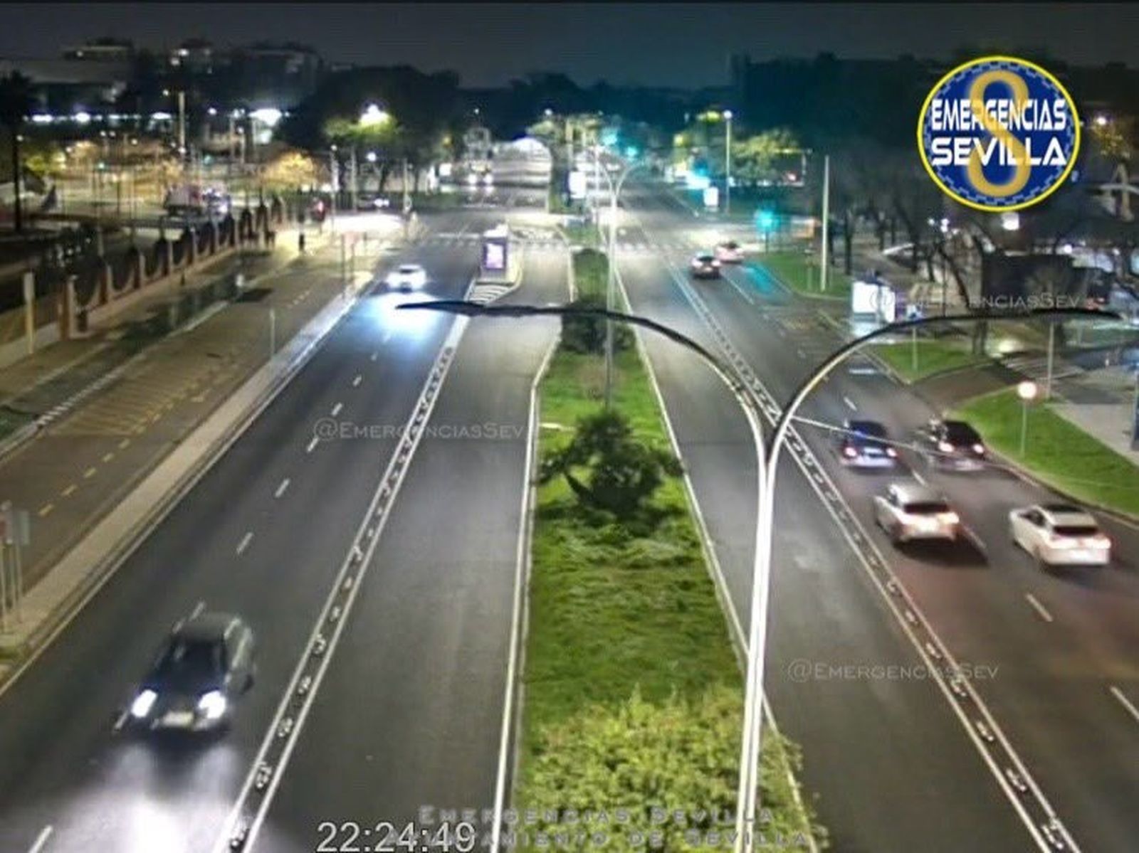 Avenida Luis Uruñuela, donde ocurrió el siniestro.