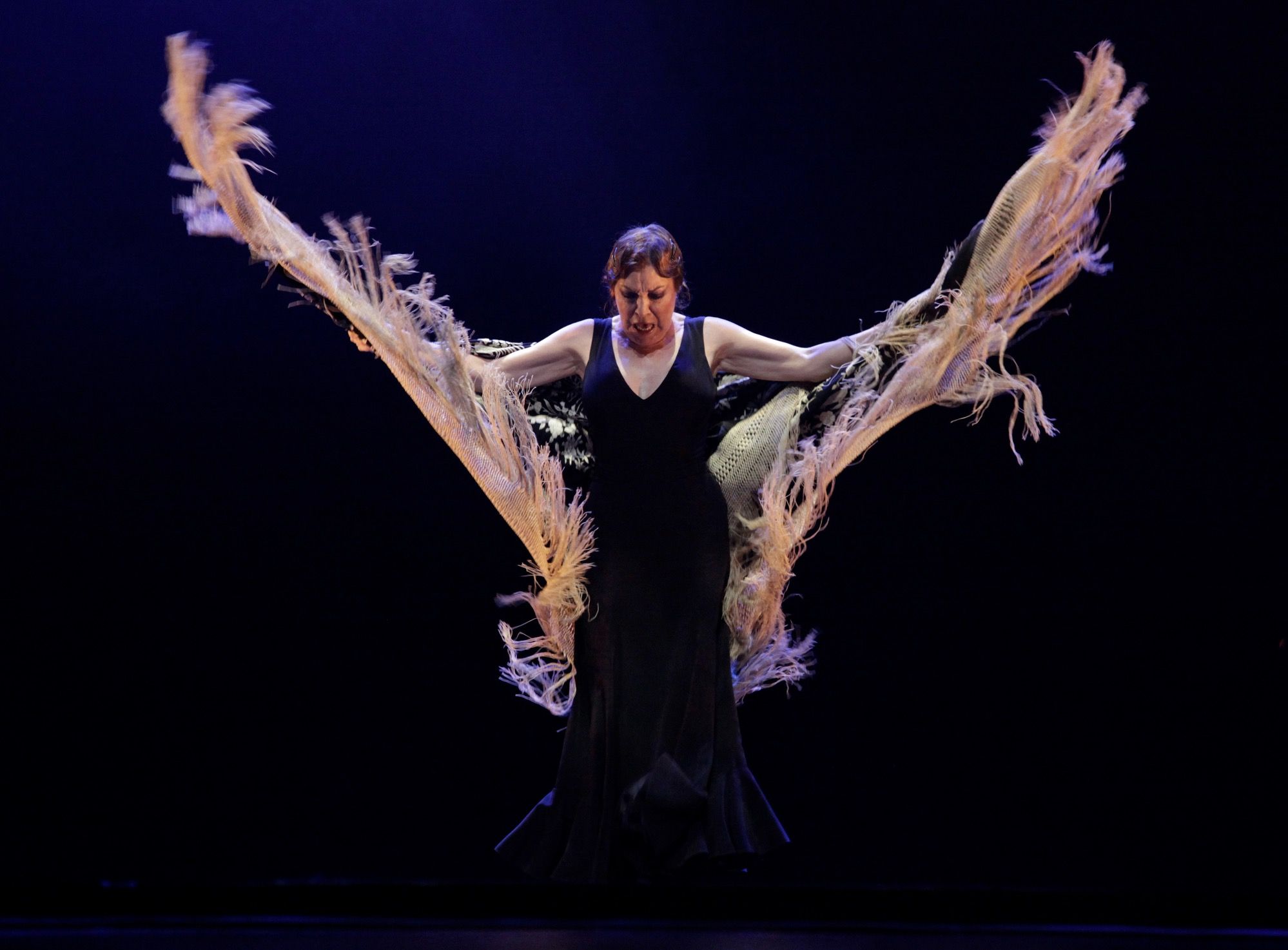 La bailaora flamenca Blanca del Rey recibiá en el Gran Teatro de Córdoba el homanaje a 70 años de trayectoria profesional.