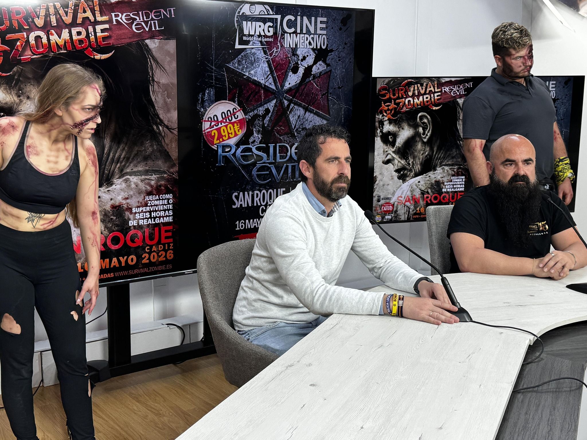 Presentación del Survival Zombie en San Roque.