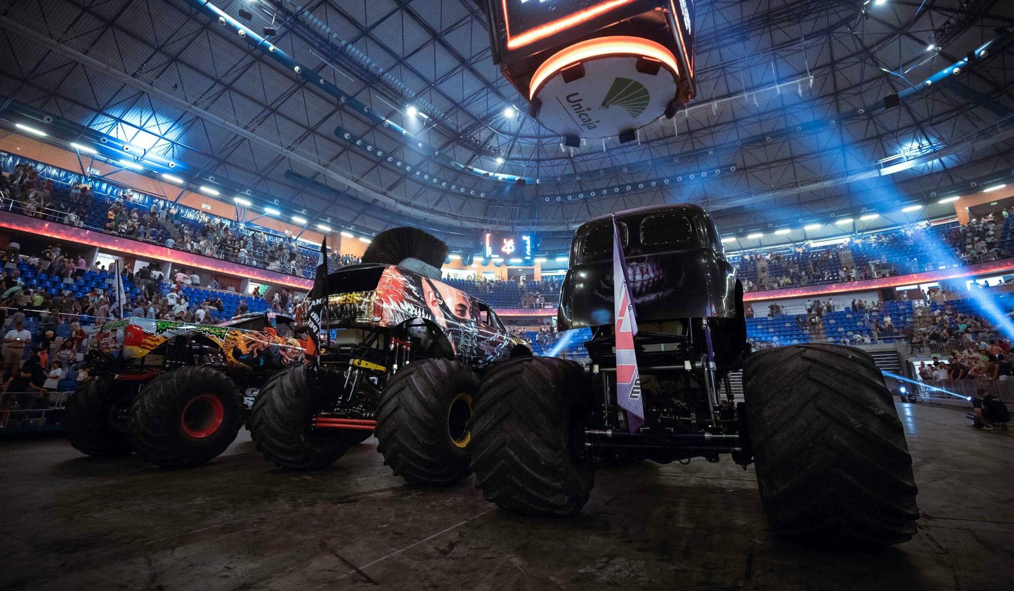 Monster Trucks durante la celebración del Mundial que lleva el mismo nombre