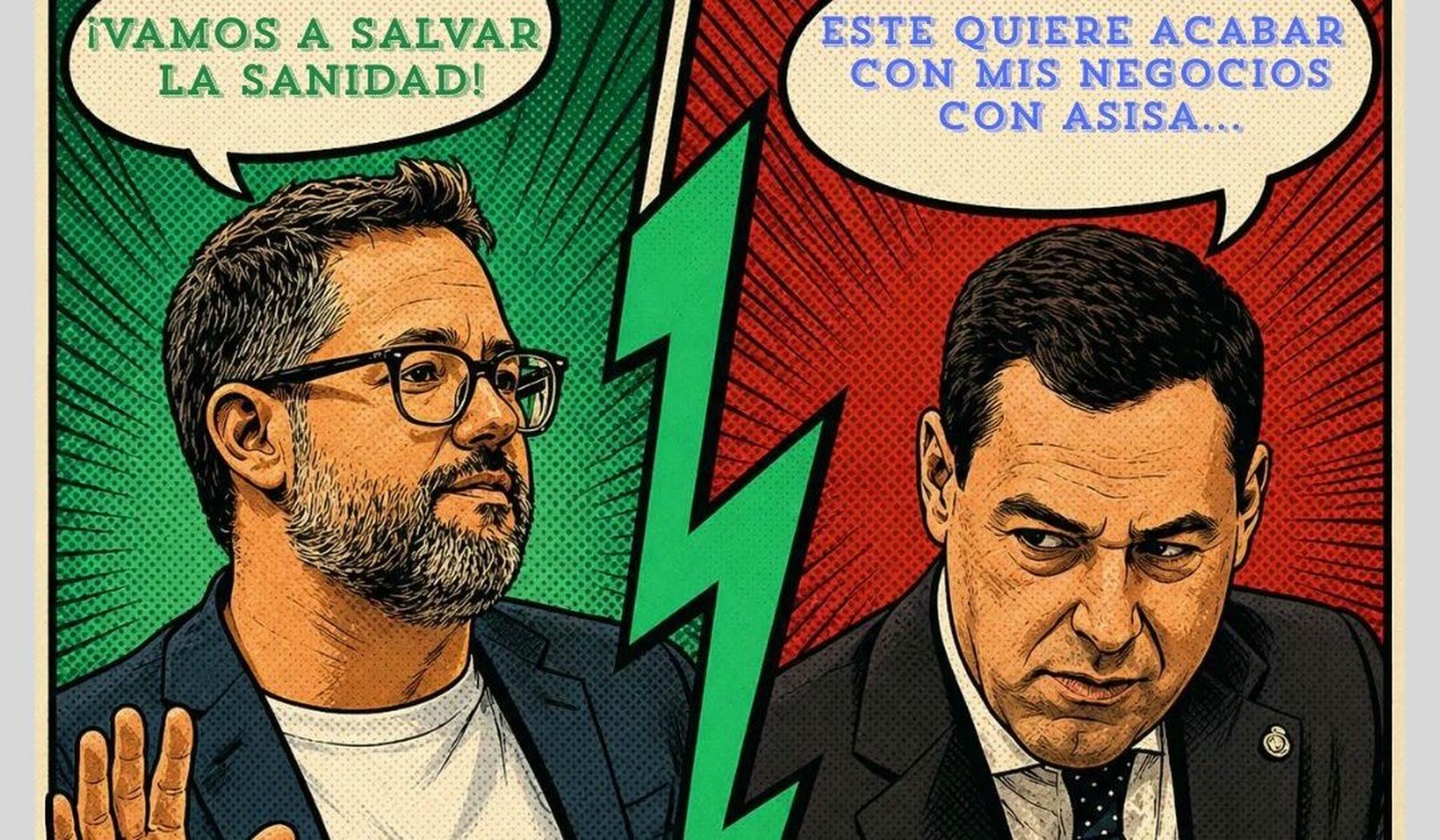 La cuenta 'Adelante con el Gafa' muestra su particular apoyo a José Ignacio García con memes y vídeos de entretenimiento