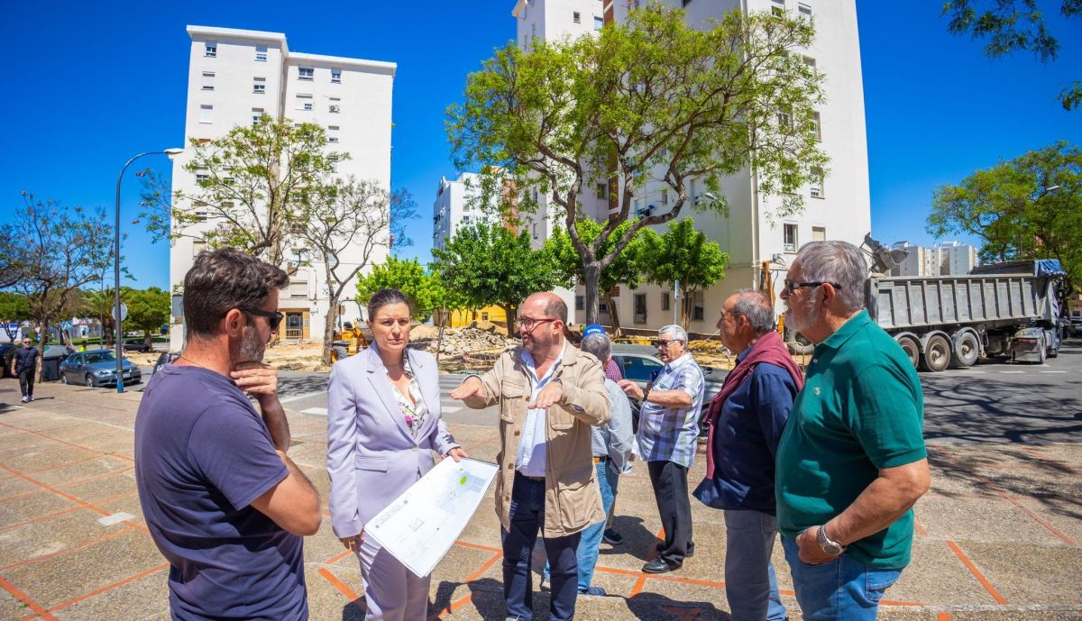 Obras en el barrio de La Ardila en San Fernando.