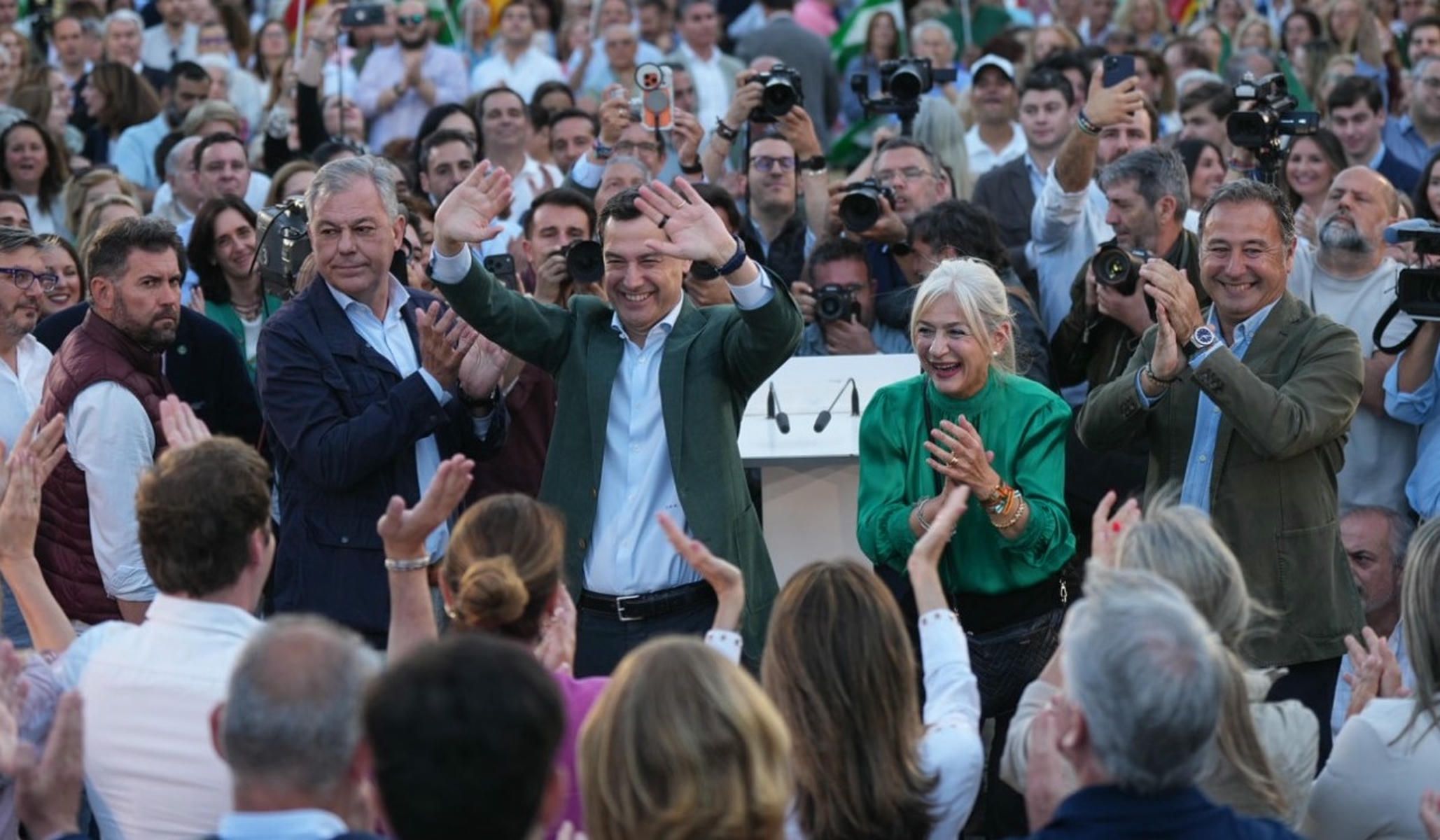 Moreno, durante el arranque de la campaña electoral.