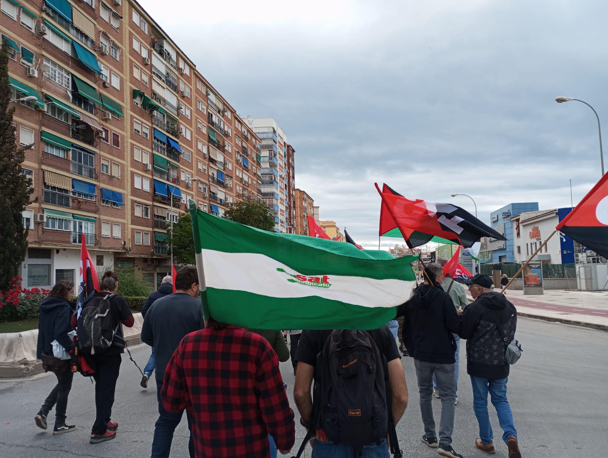 Una protesta del SAT. El Sindicato Andaluz de Trabajadores ha rechazado las actividades realizadas en una de sus fincas.