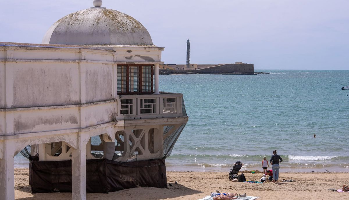 Balneario de la Palma Cádiz playa la Caleta  