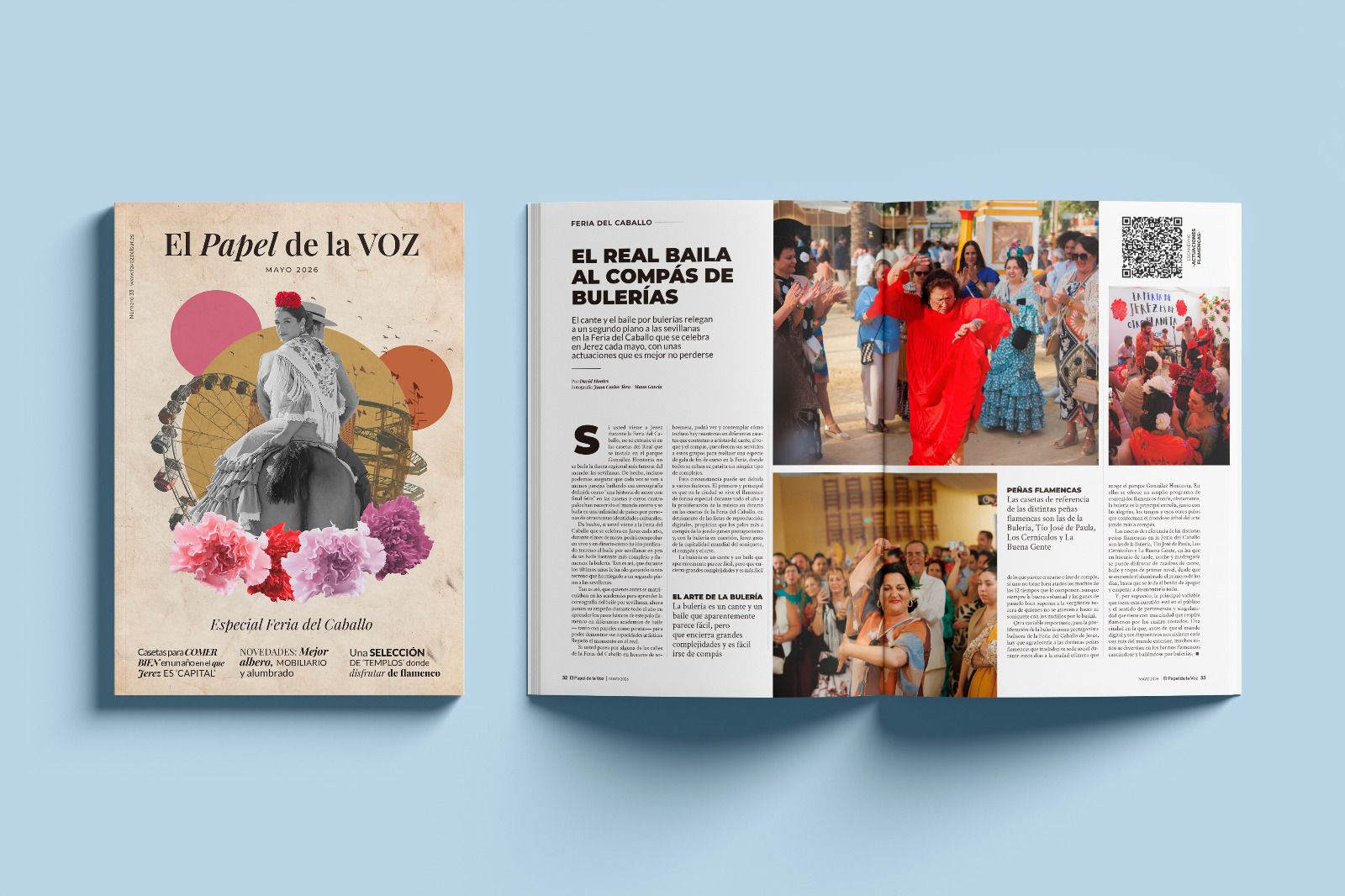 El Papel de La Voz, especial Feria de Jerez 2026, se reparte de forma gratuita en el Real.