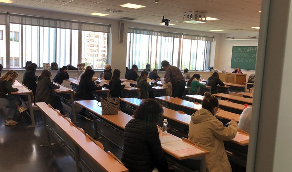 Opositores del SAS, en una convocatoria anterior.