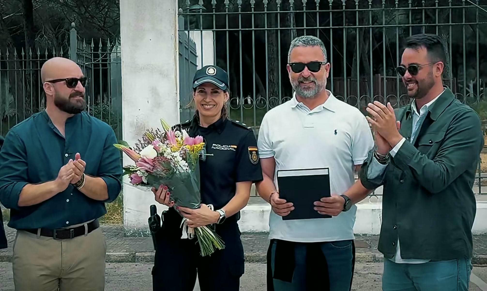 Emotiva despedida a David Viñuela, Intendente Principal de la Policía Local en El Puerto.