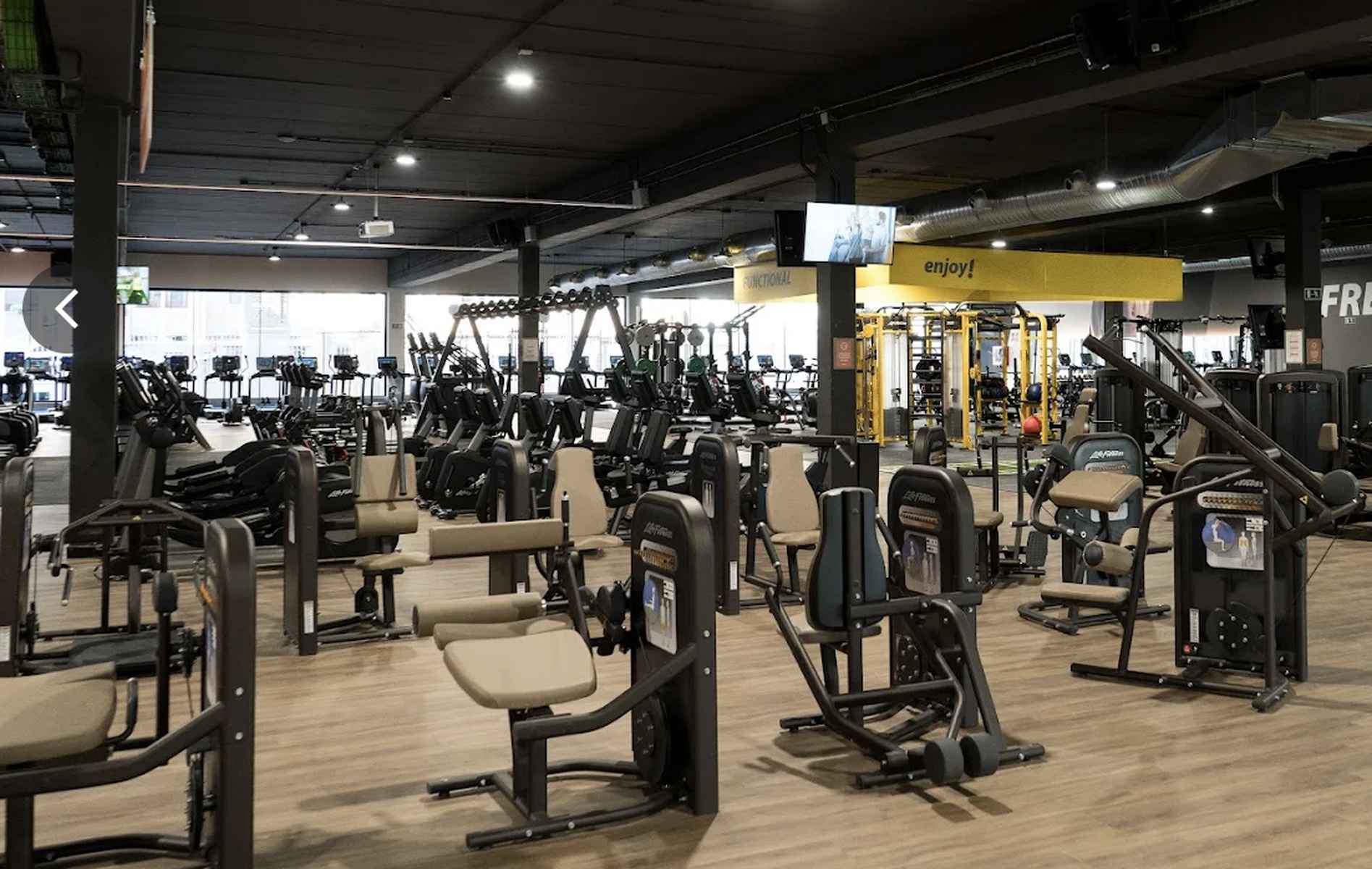 Las instalaciones del gimnasio de San Fernando donde ha ocurrido la luctuosa noticia.