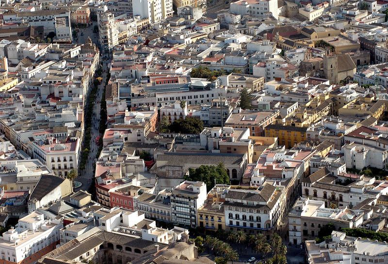 Vista aérea de Jerez.