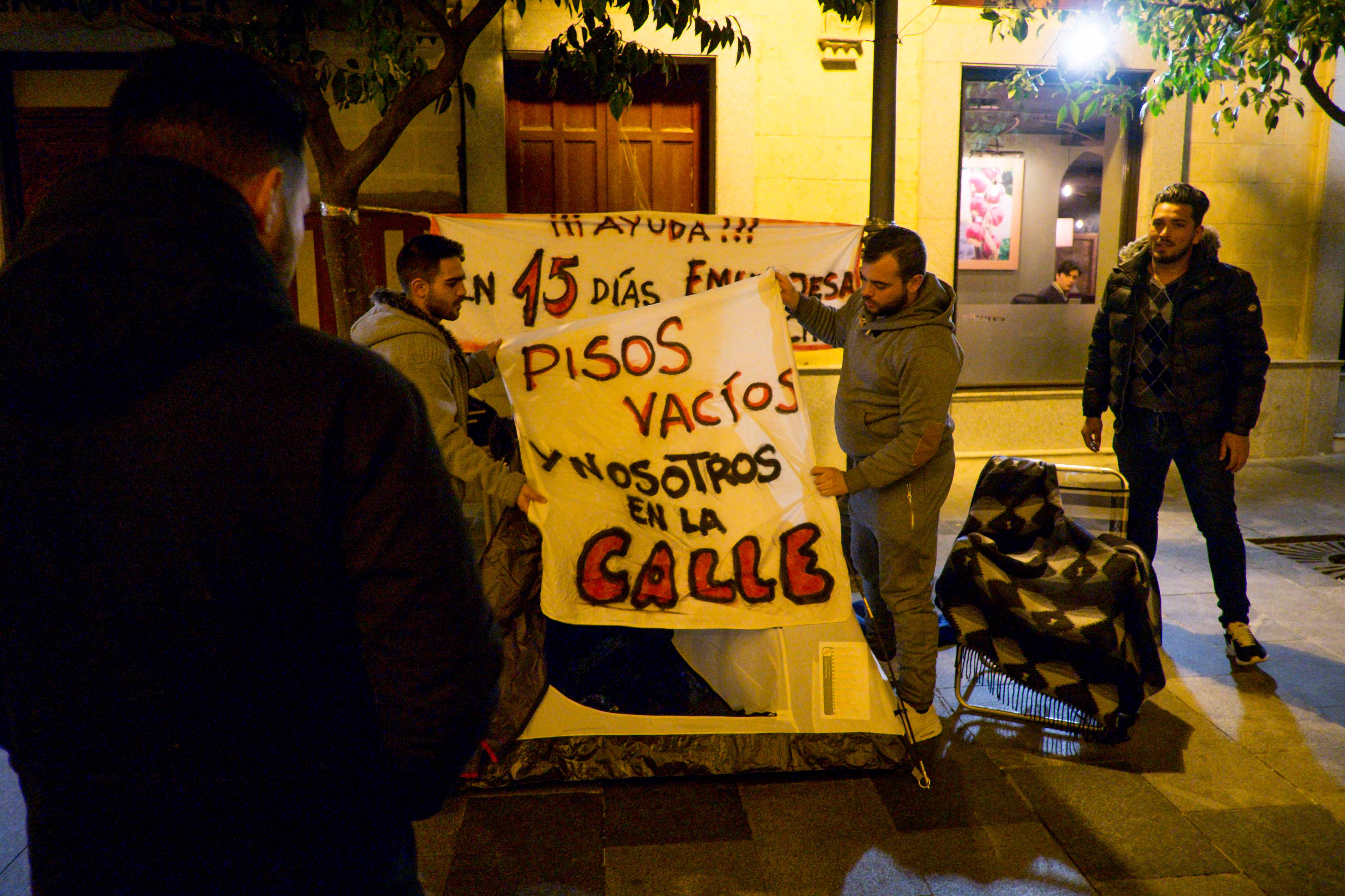 Protestas contra los desahucios, en una imagen de archivo.