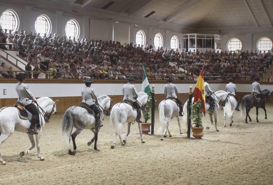 Imagen retrospectiva el espectáculo 'Cómo bailan los caballos andaluces'.