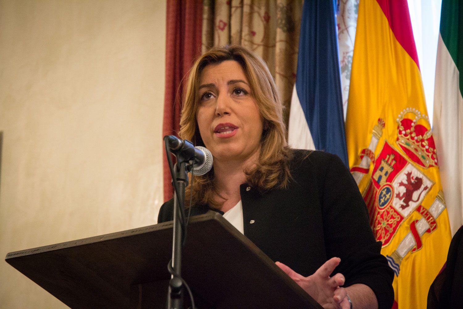 Susana Díaz, líder del PSOE andaluz