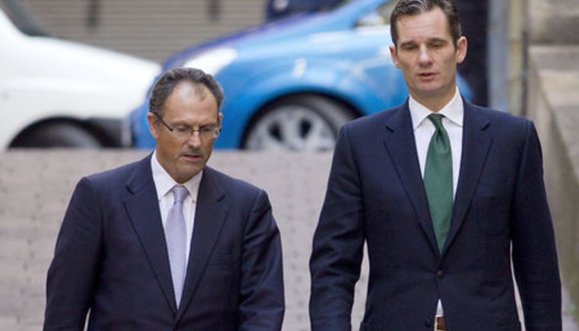 Iñaki Urdangarín, junto a su abogado, en una imagen restrospectiva. 