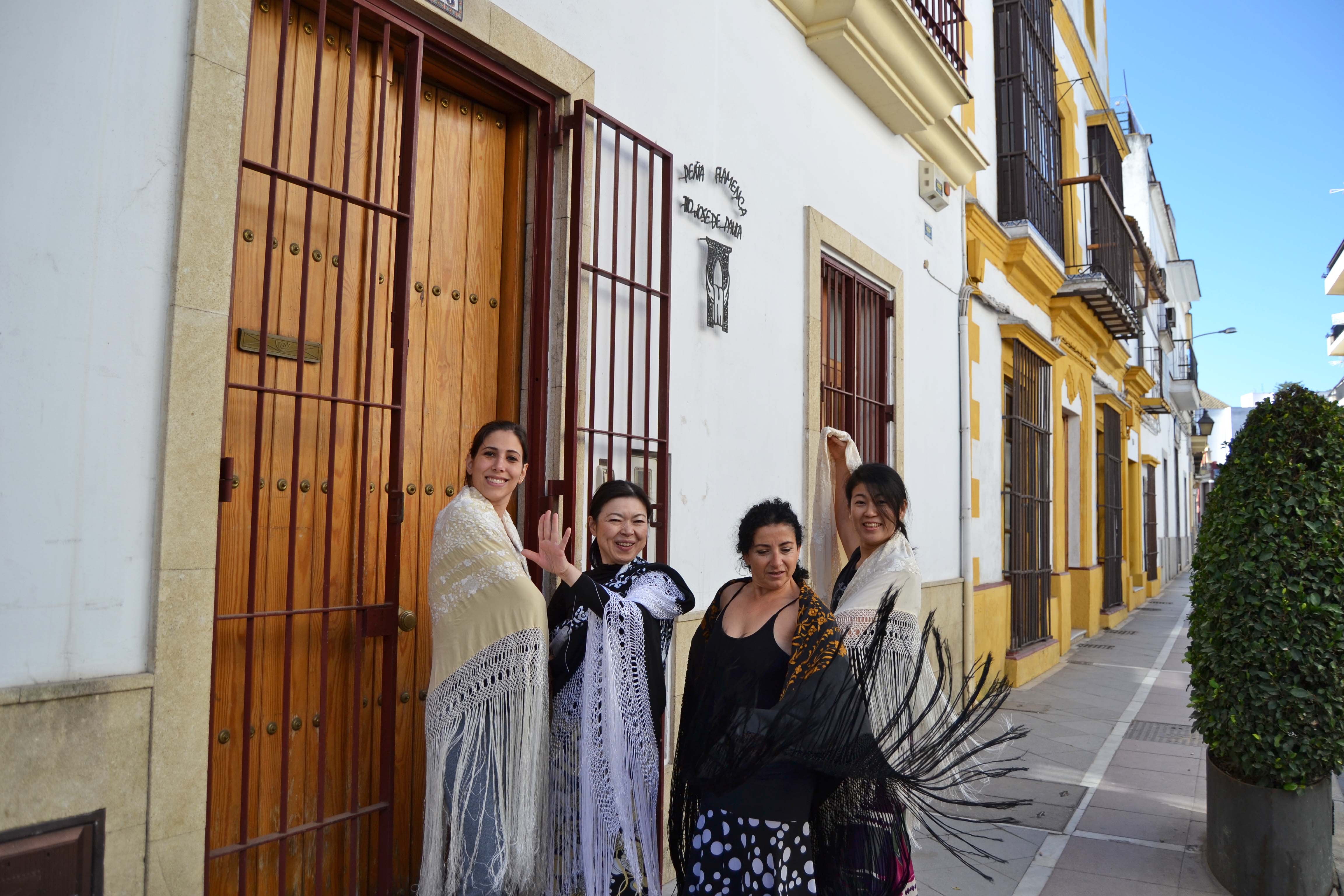 Cursillistas flamencas en Jerez, en una imagen de archivo.