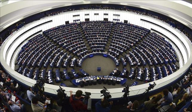 Una fotografía del Parlamento Europeo.