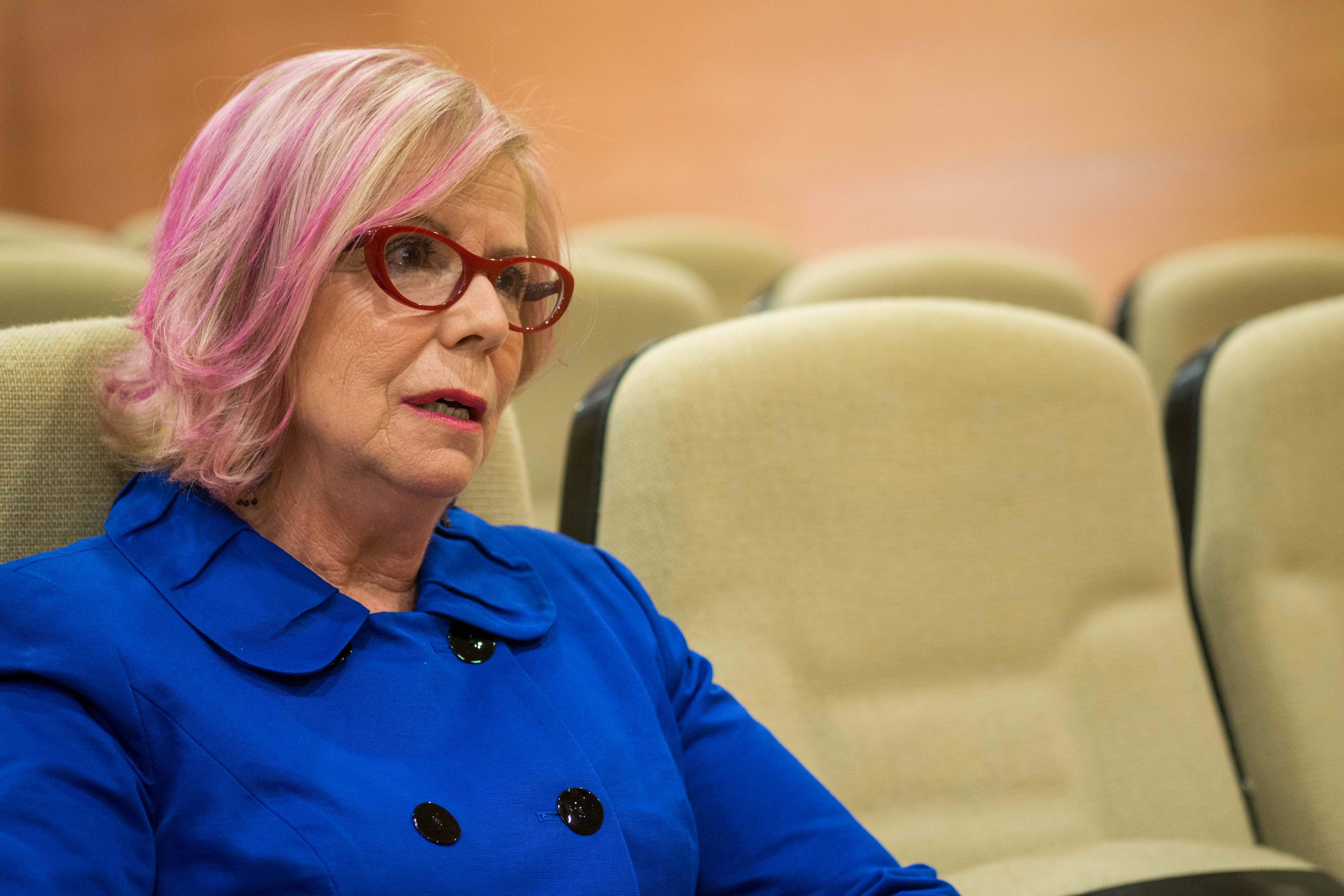 Ricarda López, autora de un libro sobre pueblos de colonización de Sevilla.