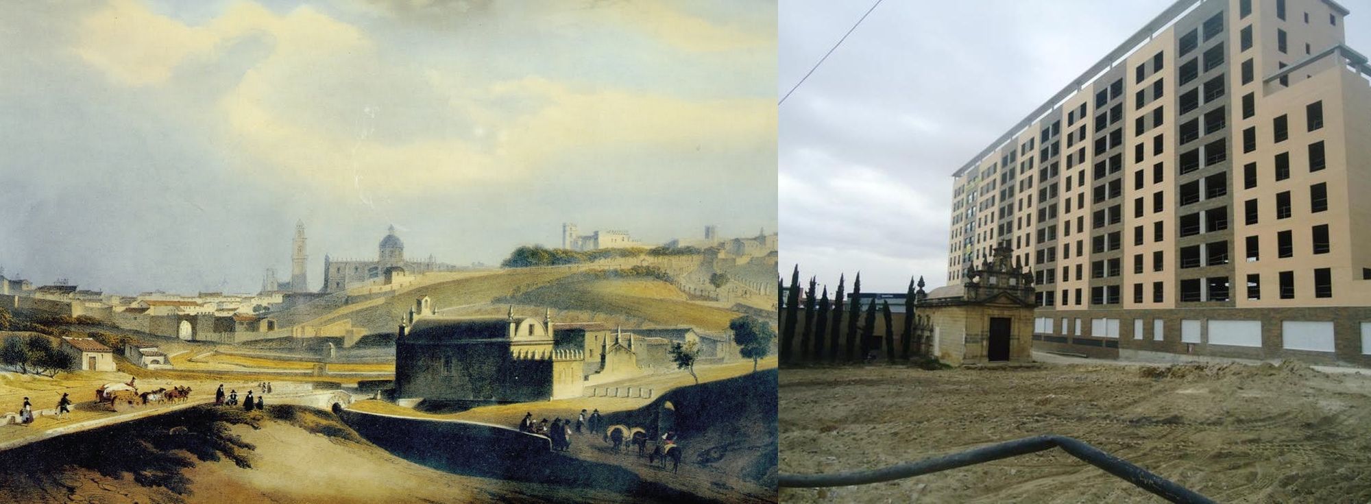 Evolución del entorno de la ermita de Guía en Jerez.