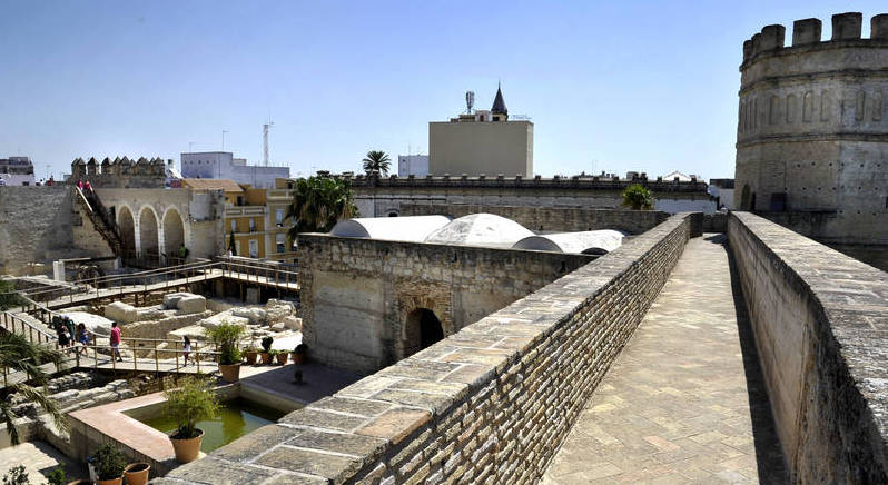 El Alcázar de Jerez, en una im