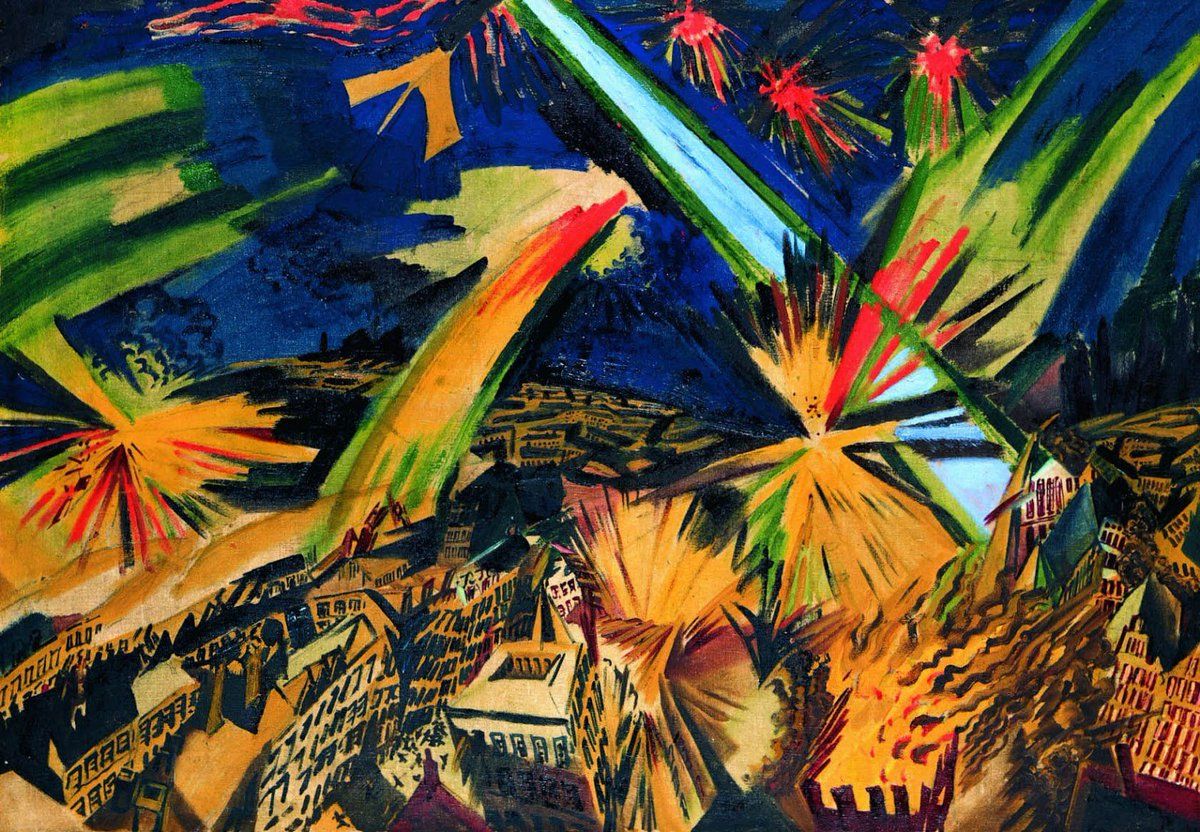 'Paisaje apocalíptico' (1913), de Ludwig Meidner. 