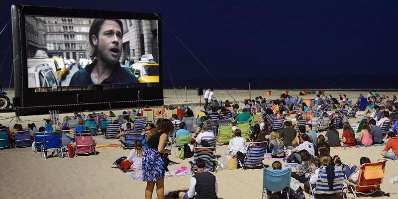 Cine de Verano en Cádiz en una pasada edición. 