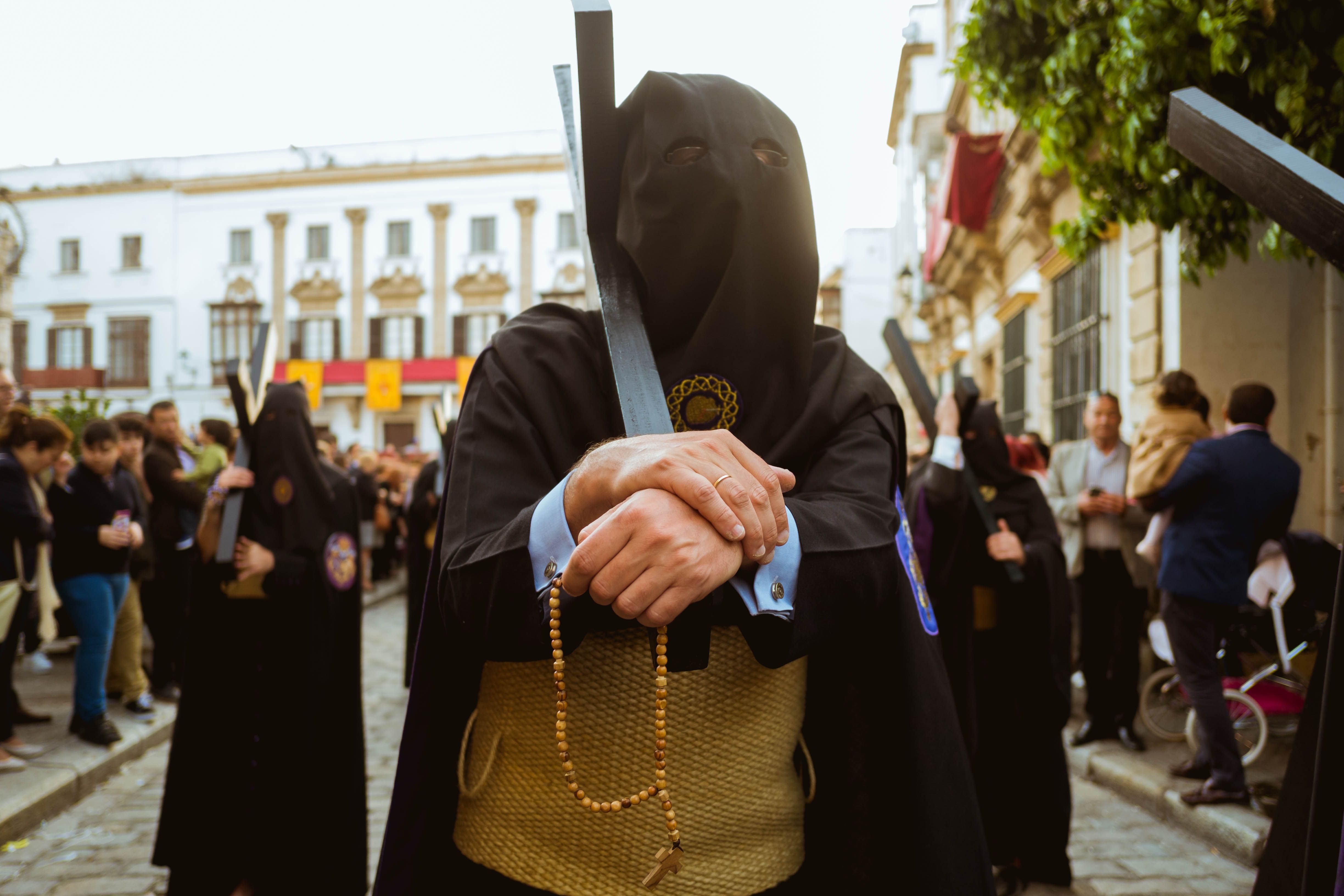 El pasado Jueves Santo en Jerez. FOTO: MANU GARCÍA