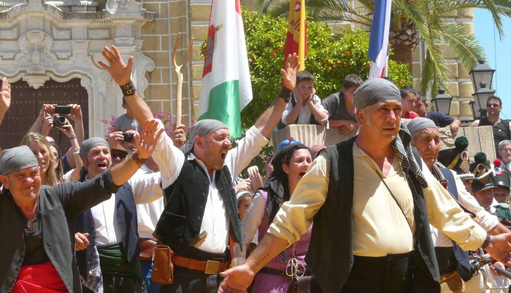 Una imagen de una pasada recreación histórica de la Guerra de la Independencia en Algodonales. FOTO: RECREACIÓN HISTÓRICA DE ALGODONALES DEL 2 DE MAYO DE 1810. 