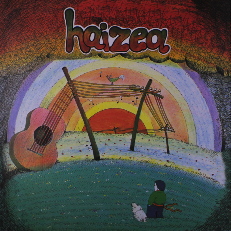 El primer disco de Haizea (1977). 