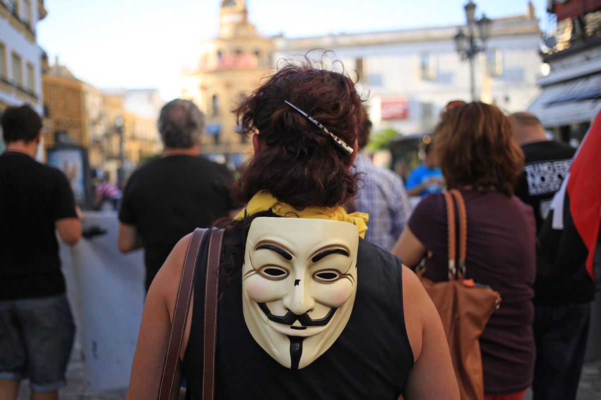Manifestación contra la ley mordaza, en una imagen de archivo. FOTO: MANU GARCÍA