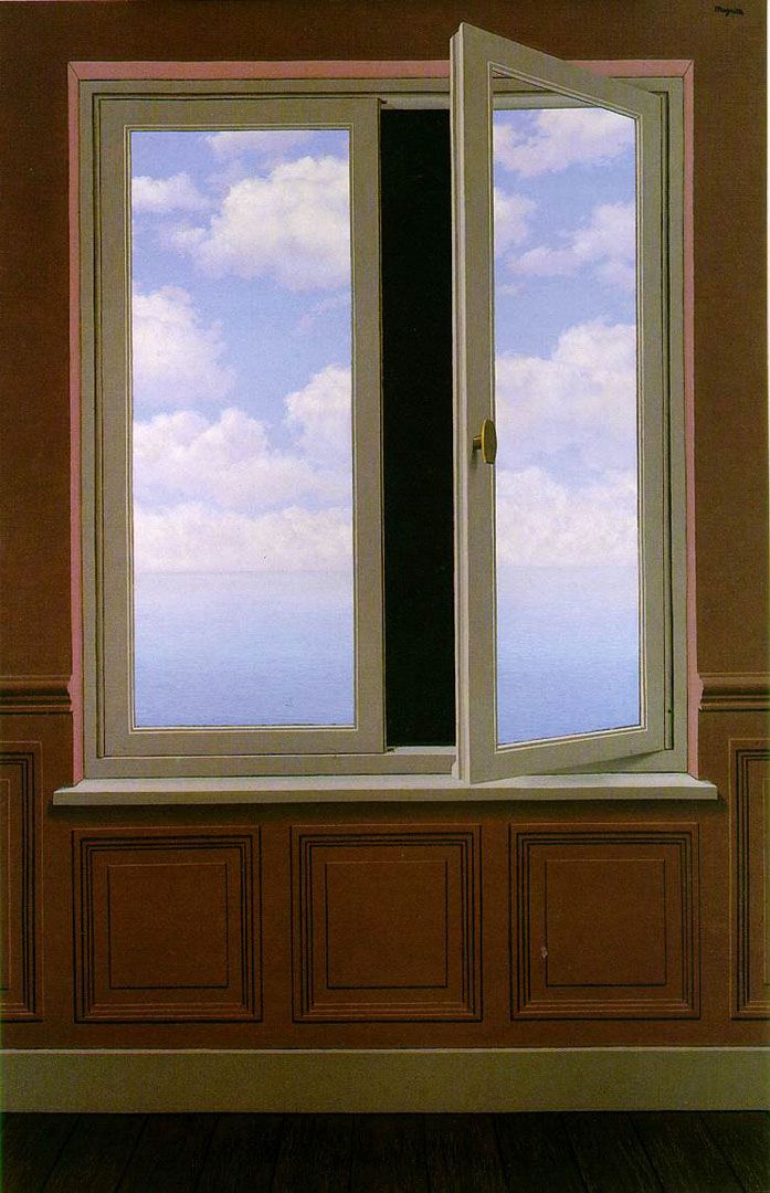 'El telescopio', de Magritte. 