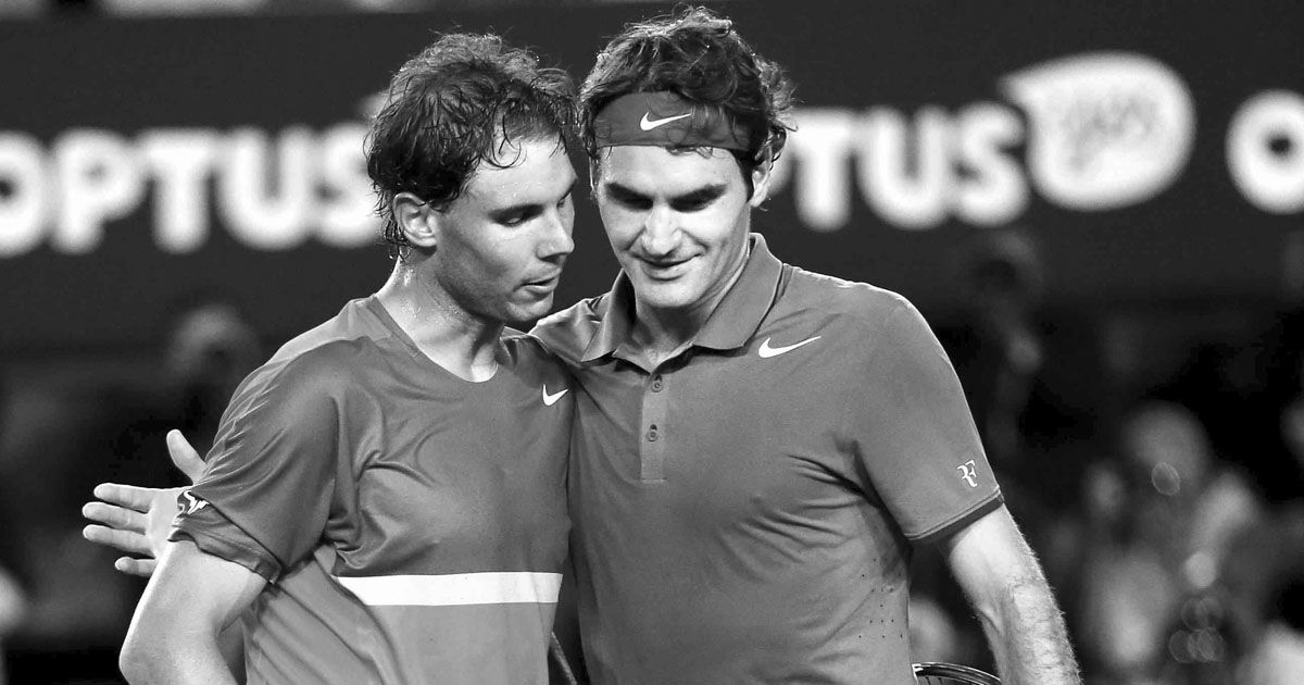 Nadal y Federer en una foto de archivo.