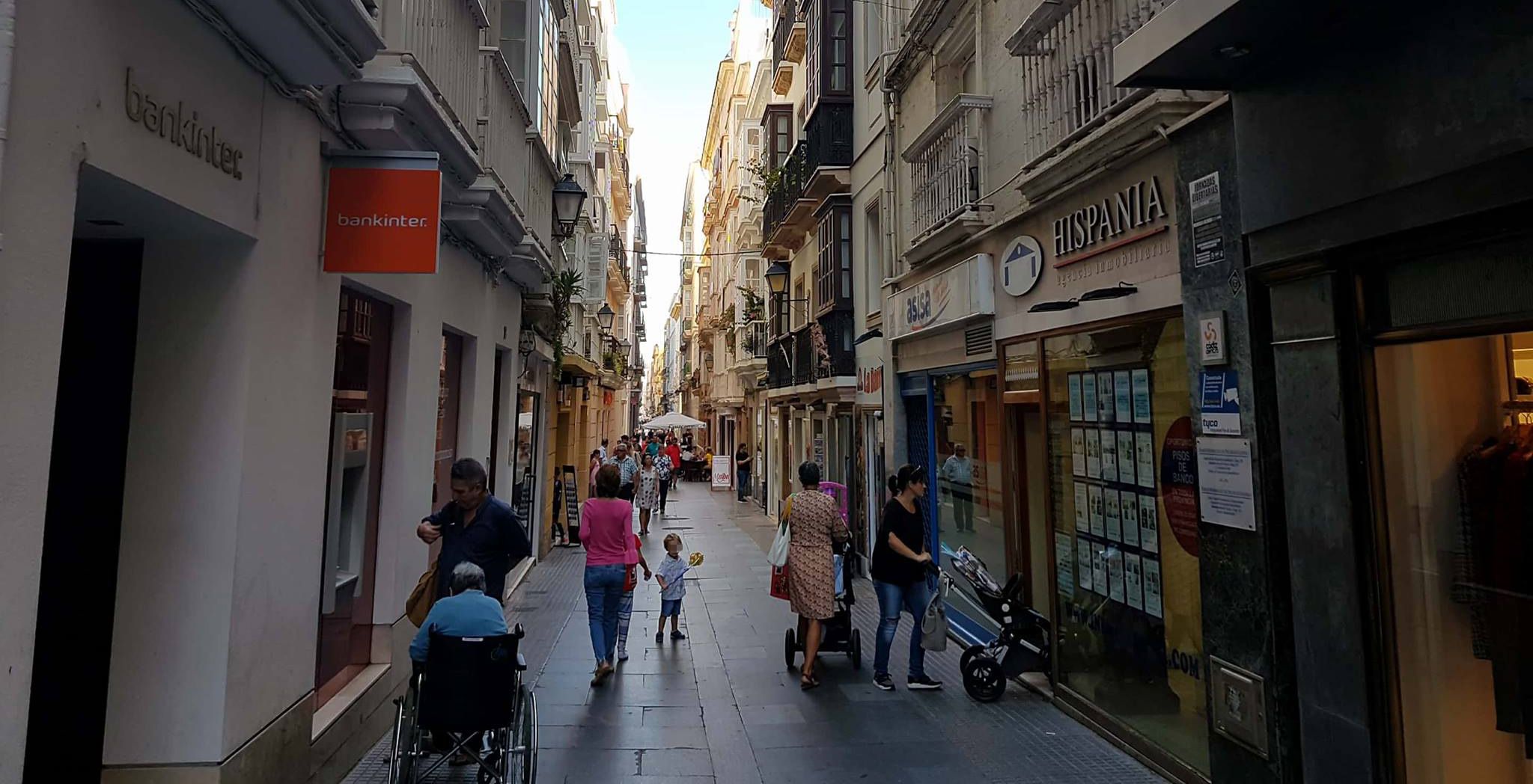 El centro de Cádiz en una imagen de archivo.