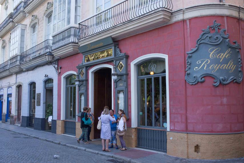 Café Royalty en Cádiz en una imagen de archivo.
