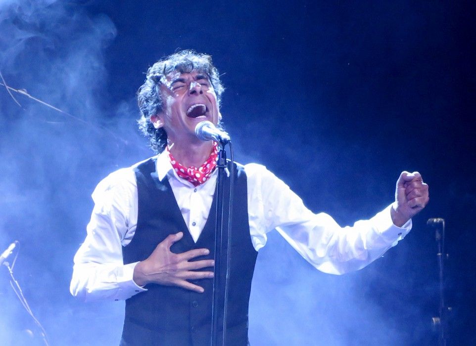 Tomasito durante uno de sus conciertos. 