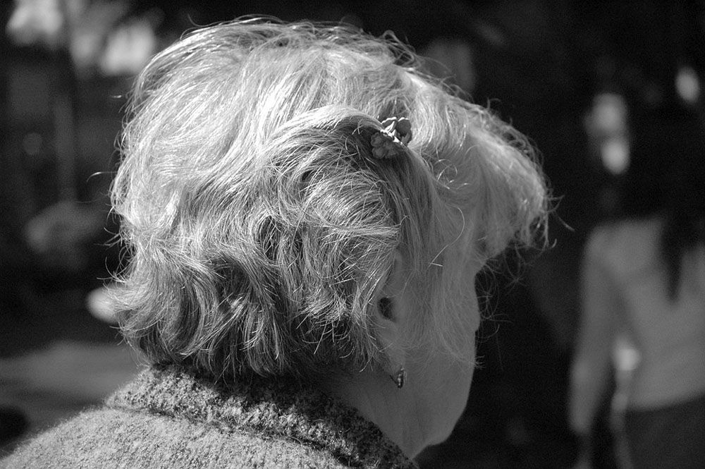 Una anciana en una imagen de archivo.
