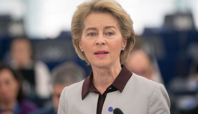 La presidenta de la Comisión Europea, Ursula Von der Leyen.