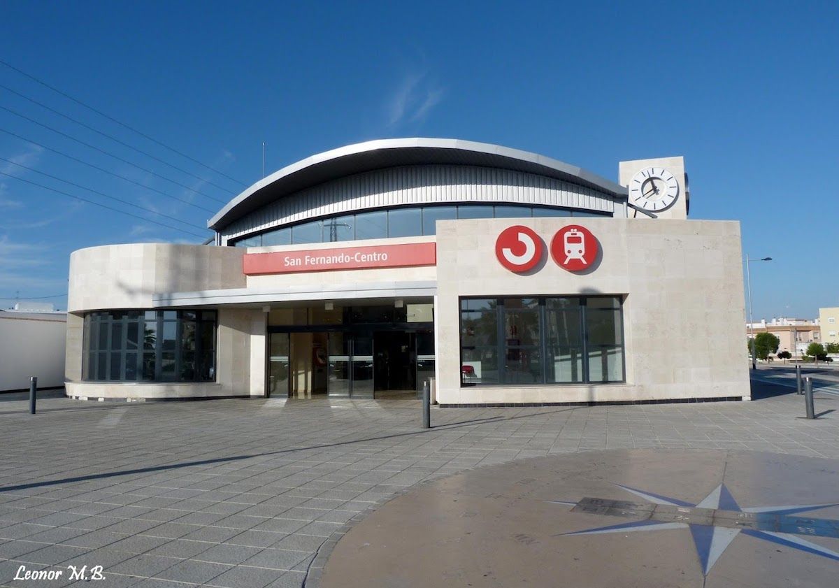 Estación de tren San Fernando-Centro en la que se produjo el episodio.