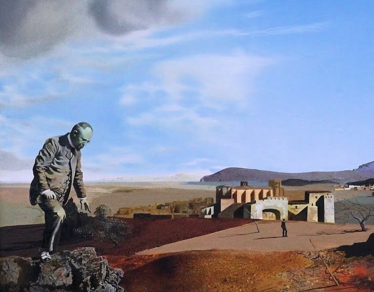 ‘El farmaceútico del Ampurdán que no busca absolutamente nada’ (1936, fragmento), Salvador Dalí. El “farmacéutico del Ampurdán” es, en la obra de Dalí, una cierta personificación del seny, como en el ámbito literario lo es la figura del senyor Esteve. 