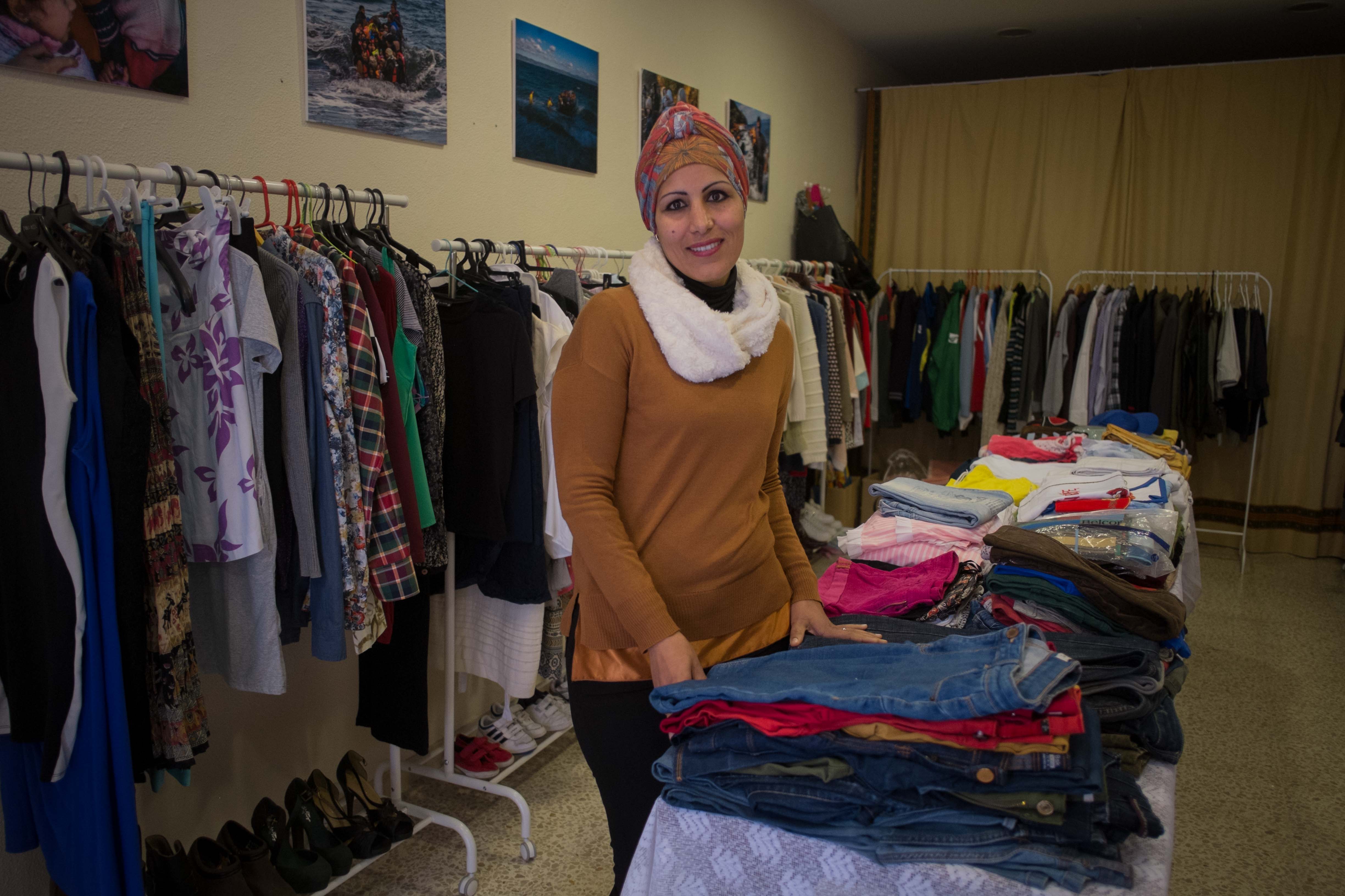 Soomia Essahli, refugiada siria que vive en Jerez. / Manu García.