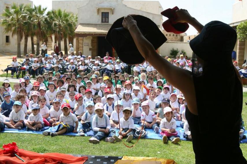 Un momento de una edición pasada del Festival del Títere.