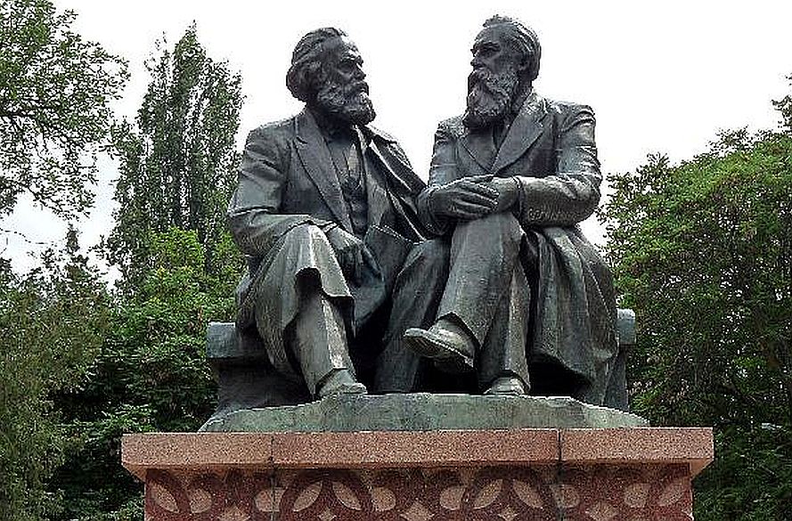 Marx y Engels.