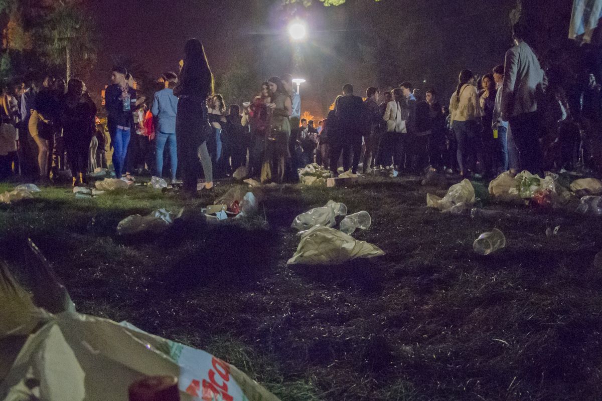 El parque Escarcha durante una pasada Feria del Caballo. FOTO: MANU GARCÍA.