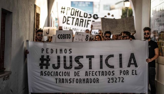 Manifestación organizada en 2019 pidiendo justicia para Sara, Mariluz y 'los 8 de Tarifa'