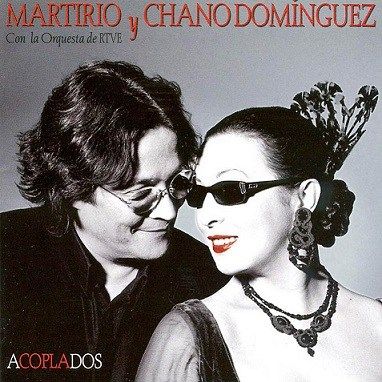 Carátula del disco 'Acoplados', de Martirio y Chano Domínguez.